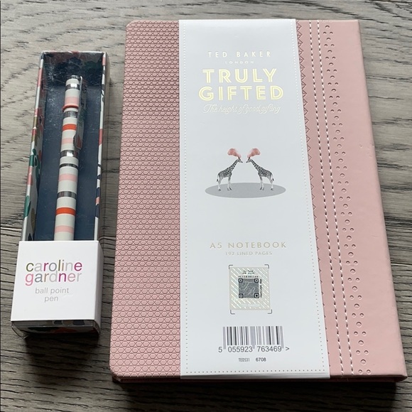 Ted Baker notebook with pen - Picture 2 of 5